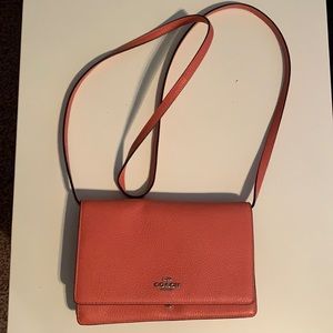 Coach Anna Foldover Crossbody Clutch Bag